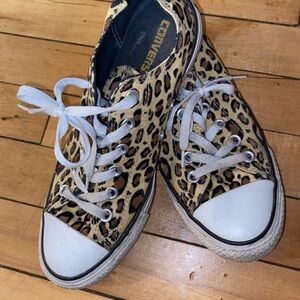 Converse Leopard Print Sneakers